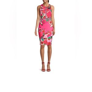NWT TED BAKER LONDON MARLOW Floral Print Sheath Dress